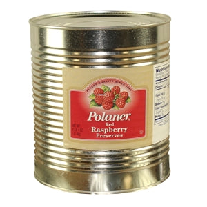 Polaner Red Raspberry Preserves-132 oz.-6/Case