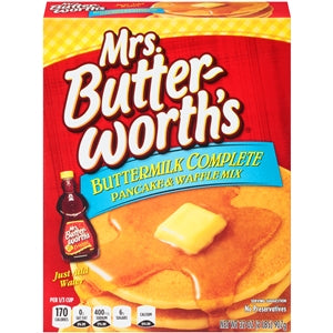 Mrs. Butterworth Pancake Mix Mrs Butterworth Buttermilk Box-32 oz.-12/Case
