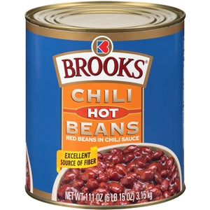 Brooks Birds Eye Hot Chili Beans-111 oz.-6/Case