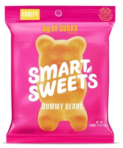 Smartsweets Fruity Gummy Bears-1.8 oz.-12/Box-6/Case