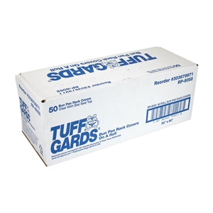 Tuffgards High Density Polyethylene Clear Roll Pack 52 Inch X 80 Inch Bun Rack Cover-50 Each-50/Box-1/Case