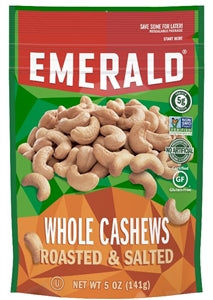 Emerald Cashews Whole Roasted And Salted-5 oz.-6/Case