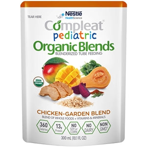 Compleat Pediatric Organic Blends Chicken/Garden Blend-10.1 fl oz.-24/Case