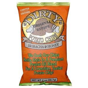 Dirty Potato Chips Sriracha Honey Potato Chips-2 oz.-25/Case