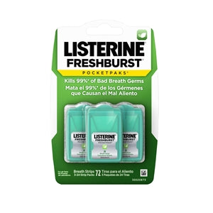 Listerine Freshburst Pocketpaks 36/72 Cnt.