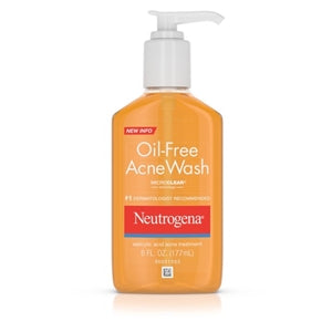 Neutrogena Oil-Free Acne Wash-6 fl oz.-3/Box-8/Case