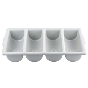 Tablecraft 4 Compartment Plastic Silverware Bin-1 Each