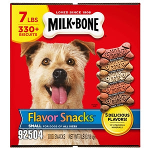 Milk Bone Dog Treats Milk Bone Flavor Snack-7 lb.-1/Case