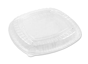 D & W Fine Pack Container Low Lid 16 Inch Dome-50 Each-50/Box-1/Case