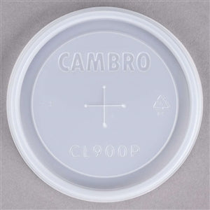 Cambro Camlid For Colorware Tumbler 900P And 900P2 Translucent Lid-1000 Each-1/Case