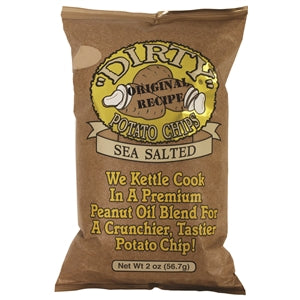 Dirty Potato Chips Sea Salt Potato Chips-2 oz.-25/Case