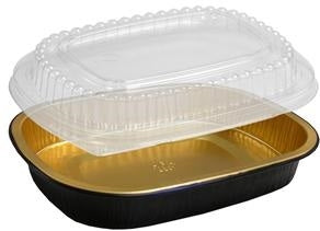 Hfa Gourmet-To-Go Small Entree With Dome Lid Combo 100/Case