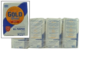Gold Medal Fully Enriched-Bleached & Pre-Sifted All Purpose Flour-5 lb.-8/Case