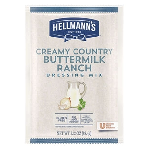 Hellmann's Country Buttermilk Dry Mix Dressing Mix-3.12 oz.-18/Case