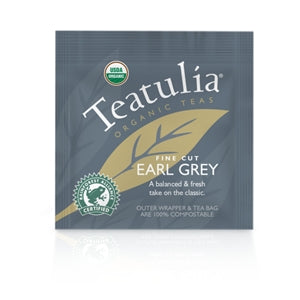 Teatulia Organic Teas Earl Grey Standard Tea-50 Count-1/Case