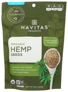 Navitas Organics Hemp Seed-8 oz.-12/Case