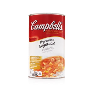 Campbell's Classic Vegetarian Vegetable Alphabet Condensed Shelf Stable Soup-50 oz.-12/Case