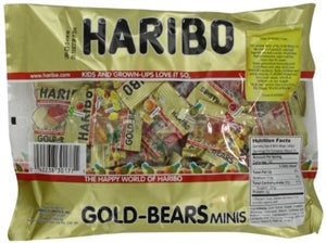 Haribo Confectionery Gold Bears Minis Gummi Candy 12/16 Oz.