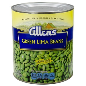 Allen Medium Green Lima Beans-111 oz.-6/Case