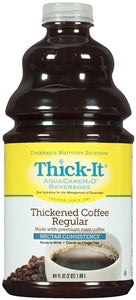 Thick It Clear Advantage Zero Calorie-Gluten Free-Thickened Coffee With Nectar Consistency-64 fl oz.-4/Case