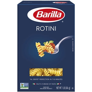 Barilla Rotini Pasta-16 oz.-12/Case