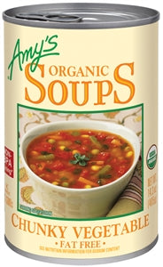 Amy's Soup Chunky Vegetable Organic-14.3 oz.-12/Case