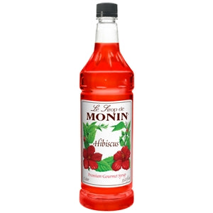 Monin Hibiscus Syrup-1 Liter-4/Case