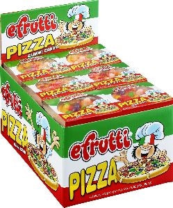 Efrutti Gummi Pizza-0.55 oz.-48/Box-8/Case