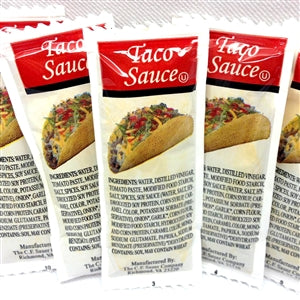 Sauer Taco Sauce-9 Gram-1/Case