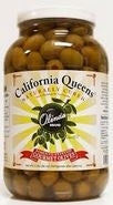 Olinda Jumbo California Queen Pitted 110/120 Olives Jar-1 Gallon-4/Case