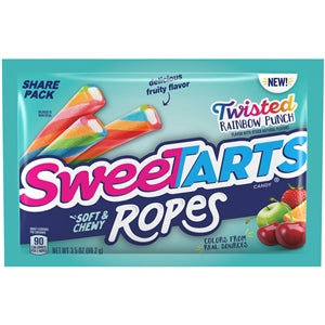 Sweetart Rainbow Twists Share Pack-3.5 oz.-12/Box-4/Case