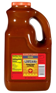 Louisiana Hot Sauce Sweet Heat With Honey Hot Sauce Bulk 4/1 Gal.