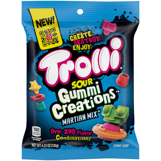 Trolli Creations Gummy Candy-4.25 oz.-12/Case