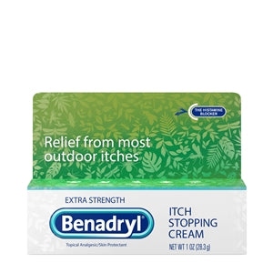 Benadryl Topical Extra Strength Cream-1 oz.-6/Box-4/Case