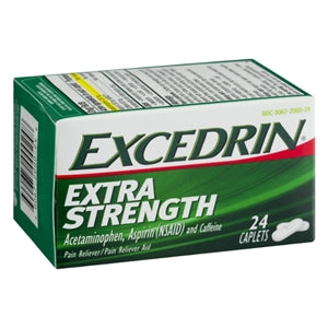 Excedrin Extra Strength-24 Each-3/Box-8/Case