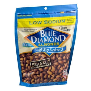 Blue Diamond Almonds Almonds Lightly Salted Low Sodium-25 oz.-6/Case