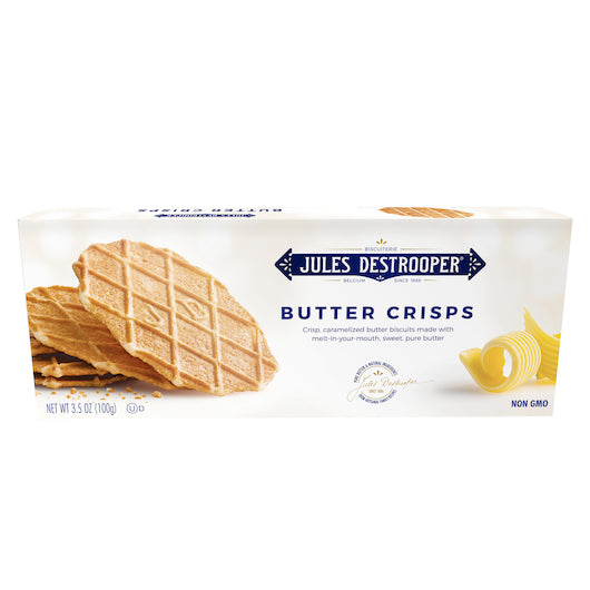 Jules Destrooper Butter Crisps Biscuit-3.5 oz.-12/Case
