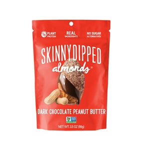 Skinny Dipped Almonds Dark Chocolate Peanut Butter Almonds-3.5 oz.-10/Case