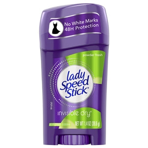 Lady Speed Stick Antiperspirant Invisible Dry Powder Fresh-1.4 oz.-6/Box-2/Case