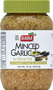 Badia Garlic Minced In Oil 12/16 Oz.