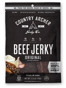 Country Archer Jerky Co Original Beef Jerky-2.5 oz.-12/Case