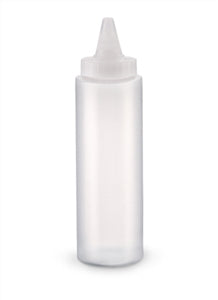 Vollrath 12 oz. All Purpose Plastic Clear Squeeze Bottle-12 Each-1/Case