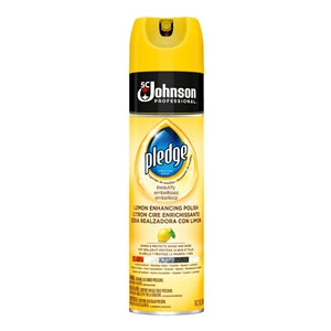 Pledge Furniture Polish Lemon 14.2 Oz Aerosol Spray 6/Case