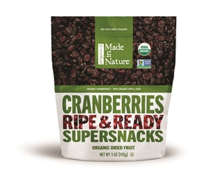 Made In Nature Dried Cranberries-4 oz.-6/Case
