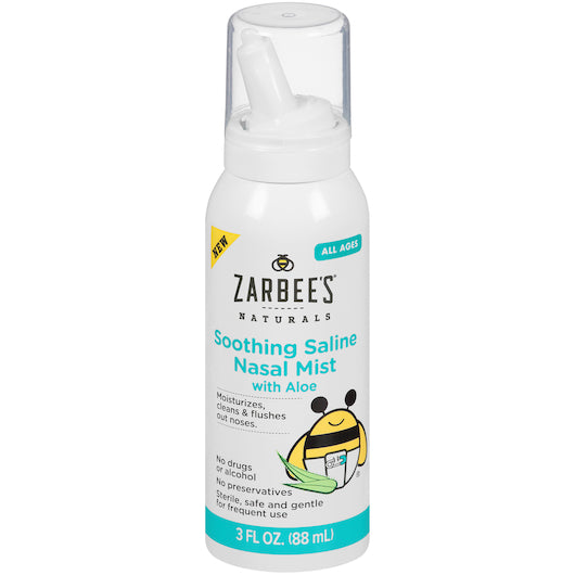 Zarbee's Saline Nasal Mist 24/3 Fl Oz.