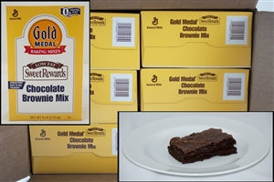 Gold Medal Low Fat Sweet Rewards Chocolate Brownie Mix-6 lb.-6/Case
