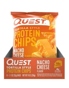 Quest Chips 8 Pack Nacho-1.1 oz.-8/Case