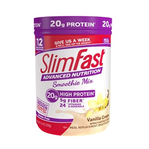 Slimfast Advanced Nutrition French Vanilla Smoothie Mix-11.4 oz.-2/Case