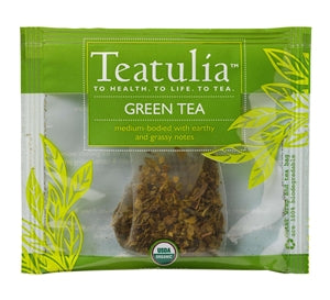 Teatulia Organic Teas Green Wrapped Premium Tea-50 Count-1/Case