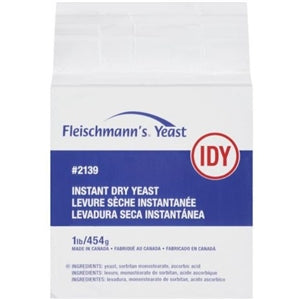 Fleischmanns Dry Instant Vacuum Pack Yeast-1 lb.-20/Case